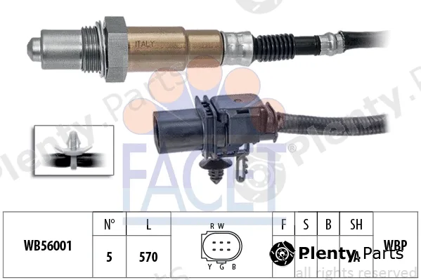 Facet 10.8438 — Lambda Sensor Made in Italy - OE Equivalent