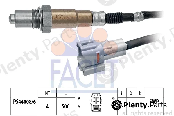 Facet 10.7565 — Lambda Sensor Made in Italy - OE Equivalent