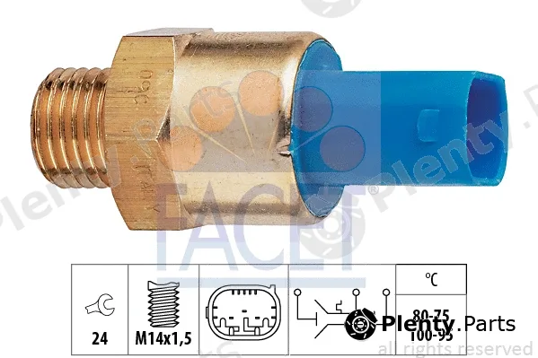 Facet 7.5694 — Temperature Switch, radiator fan Made in Italy - OE Equivalent