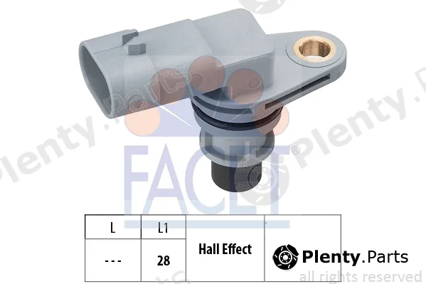 Facet 9.0380 — Sensor, crankshaft pulse Made in Italy - OE Equivalent