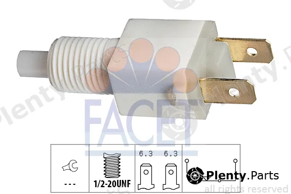 Facet 7.1034 — Stop Light Switch Made in Italy - OE Equivalent
