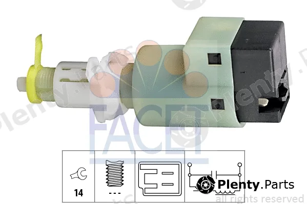 Facet 7.1107 — Stop Light Switch Made in Italy - OE Equivalent