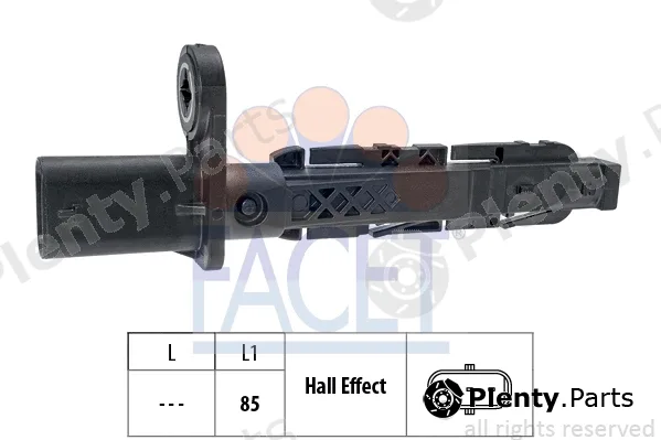 Facet 9.0827 — Sensor, crankshaft pulse Made in Italy - OE Equivalent