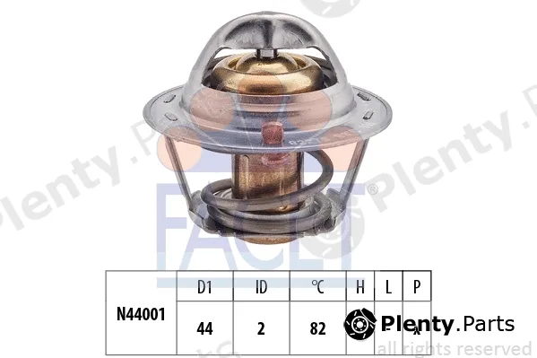 Facet 7.8338S — Thermostat, coolant Made in Italy - OE Equivalent