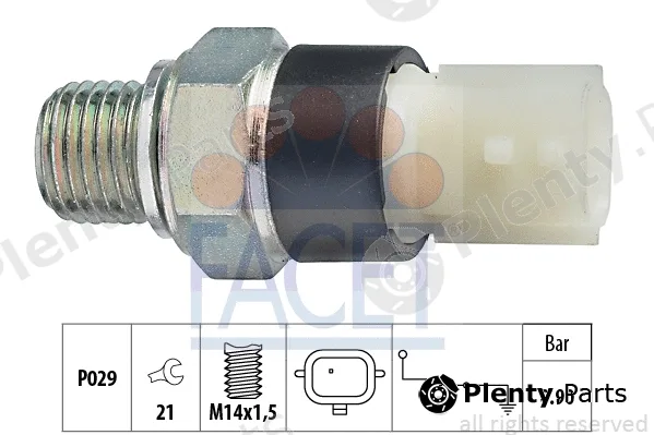 Facet 7.0179 — Oil Pressure Switch Made in Italy - OE Equivalent