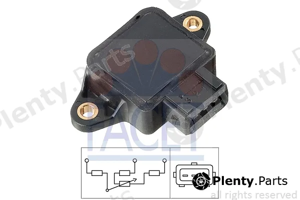 Facet 10.5002 — Sensor, throttle position Made in Italy - OE Equivalent