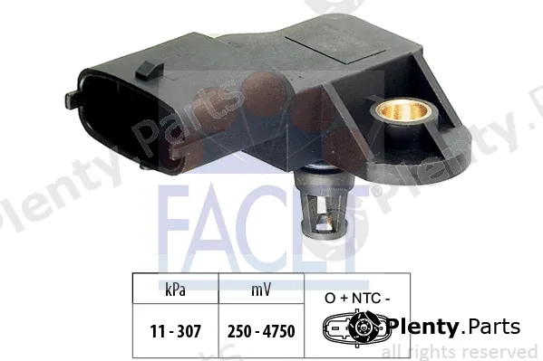 Facet 10.3082 — Air Pressure Sensor, altitude adaption Made in Italy - OE Equivalent