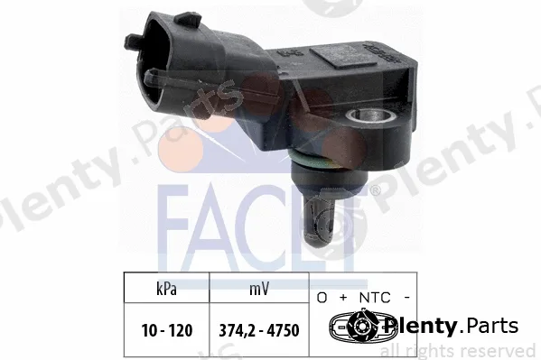 Facet 10.3180 — Air Pressure Sensor, altitude adaption Made in Italy - OE Equivalent
