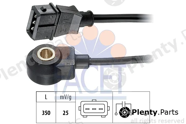 Facet 9.3016 — Knock Sensor Made in Italy - OE Equivalent