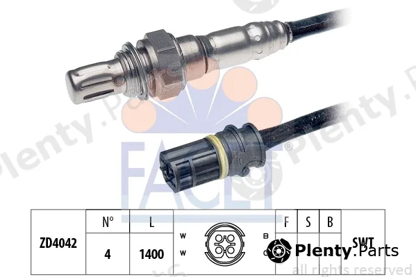 Facet 10.8086 — Lambda Sensor Made in Italy - OE Equivalent