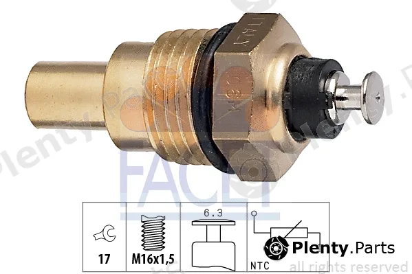 Facet 7.3067 — Sensor, coolant temperature Made in Italy - OE Equivalent