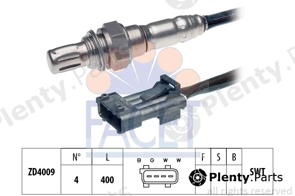 Facet 10.8026 — Lambda Sensor Made in Italy - OE Equivalent