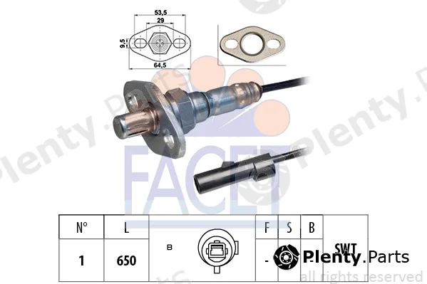 Facet 10.7248 — Lambda Sensor Made in Italy - OE Equivalent