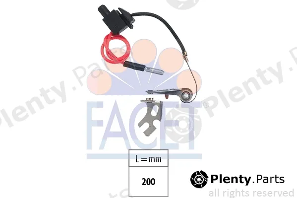 Facet 1.3691/6 — Contact Breaker, distributor Made in Italy - OE Equivalent