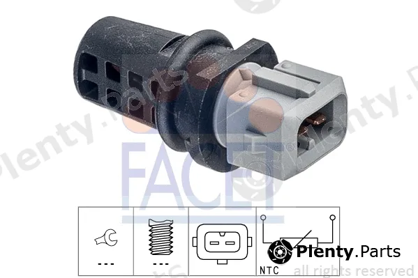 Facet 10.4034 — Sensor, intake air temperature Made in Italy - OE Equivalent