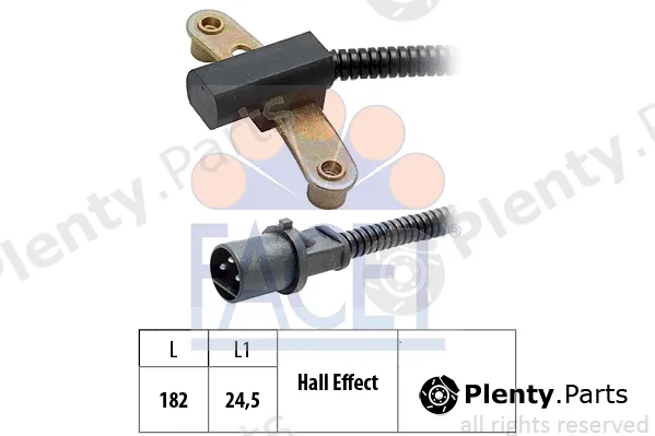 Facet 9.0257 — Sensor, RPM Made in Italy - OE Equivalent