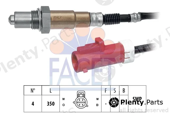 Facet 10.8183 — Lambda Sensor Made in Italy - OE Equivalent