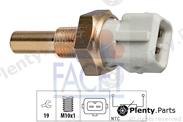 Facet 7.3171 — Sensor, coolant temperature Made in Italy - OE Equivalent