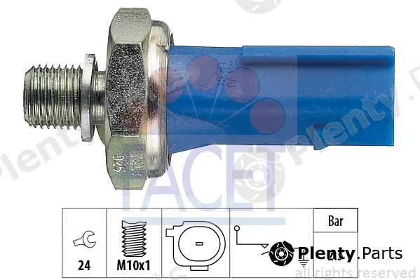 Facet 7.0192 — Oil Pressure Switch Made in Italy - OE Equivalent