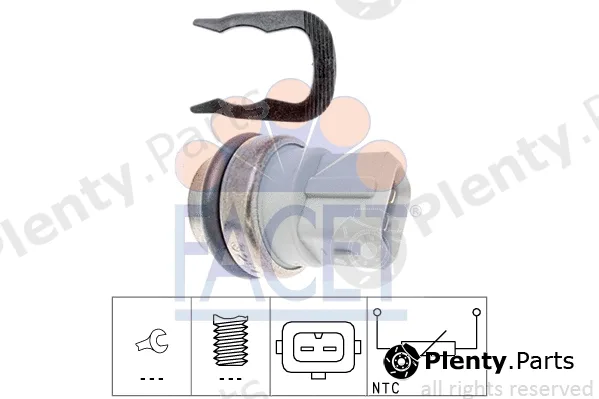 Facet 7.3254 — Sensor, coolant temperature Made in Italy - OE Equivalent