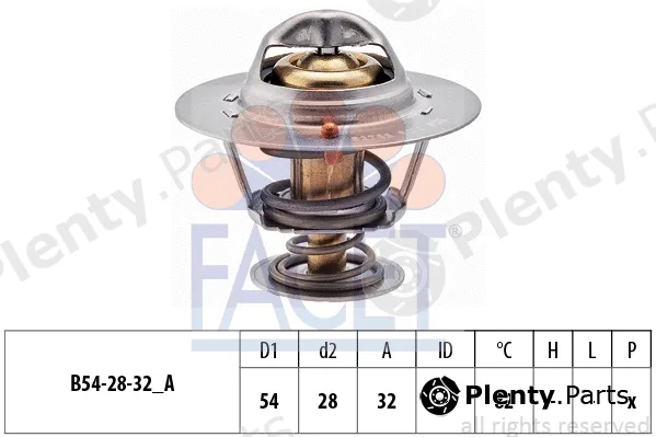 Facet 7.8276S — Thermostat, coolant Made in Italy - OE Equivalent