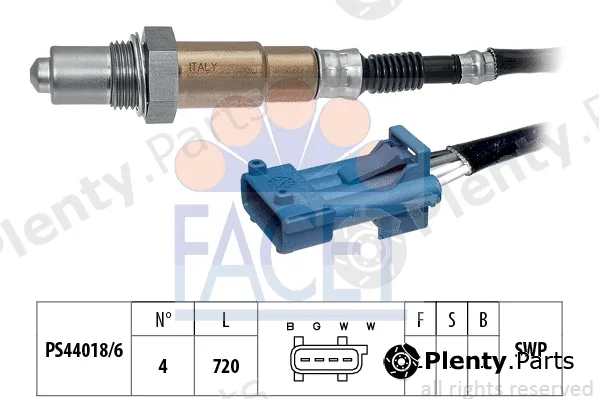 Facet 10.8198 — Lambda Sensor Made in Italy - OE Equivalent