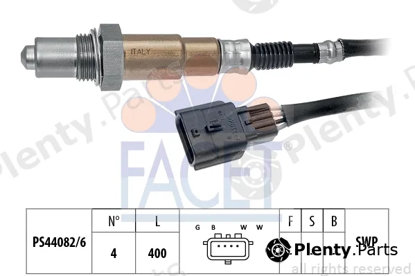 Facet 10.8225 — Lambda Sensor Made in Italy - OE Equivalent