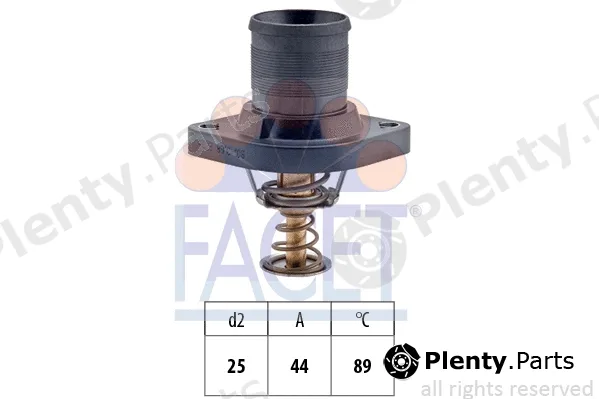 Facet 7.8423 — Thermostat, coolant Made in Italy - OE Equivalent