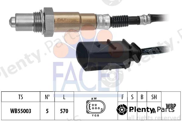 Facet 10.8545 — Lambda Sensor Made in Italy - OE Equivalent
