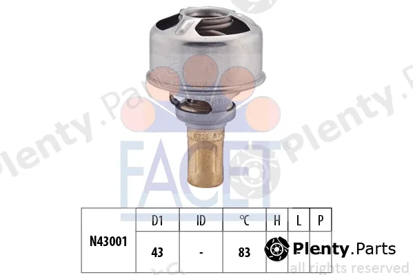 Facet 7.8226 — Thermostat, coolant Made in Italy - OE Equivalent