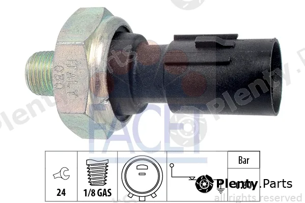 Facet 7.0195 — Oil Pressure Switch Made in Italy - OE Equivalent