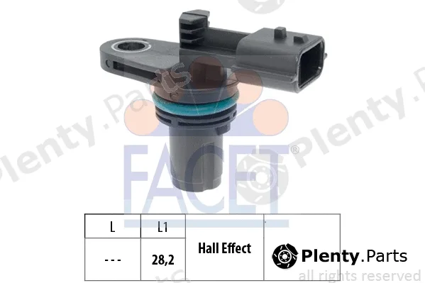 Facet 9.0616 — Sensor, crankshaft pulse Made in Italy - OE Equivalent