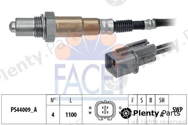 Facet 10.8358 — Lambda Sensor Made in Italy - OE Equivalent