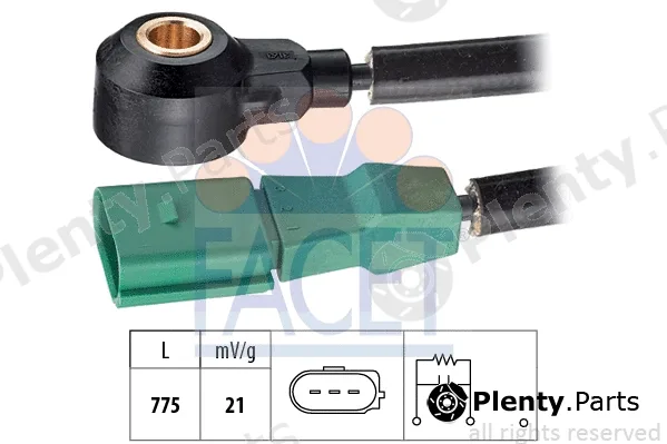Facet 9.3251 — Knock Sensor Made in Italy - OE Equivalent