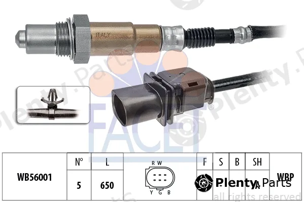 Facet 10.8417 — Lambda Sensor Made in Italy - OE Equivalent