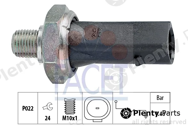 Facet 7.0135 — Oil Pressure Switch Made in Italy - OE Equivalent