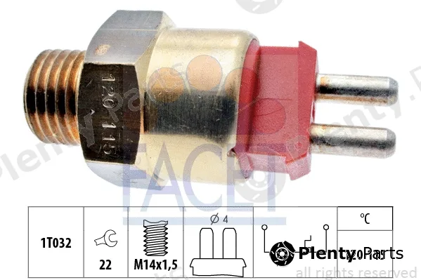 Facet 7.5231 — Temperature Switch, radiator fan Made in Italy - OE Equivalent