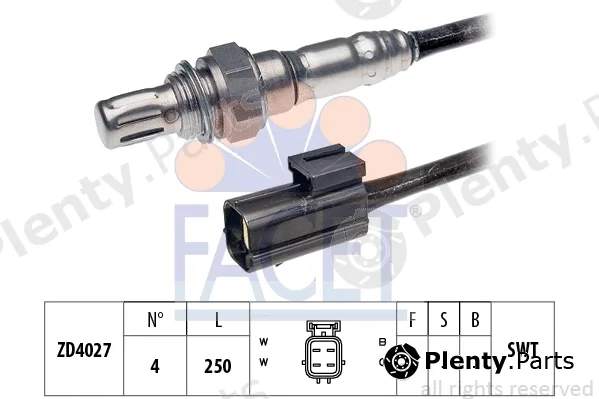 Facet 10.8071 — Lambda Sensor Made in Italy - OE Equivalent