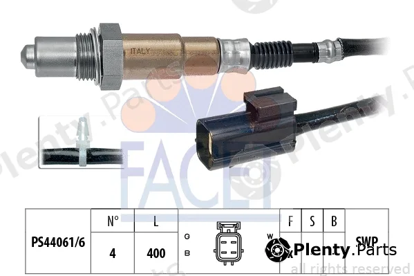 Facet 10.7198 — Lambda Sensor Made in Italy - OE Equivalent