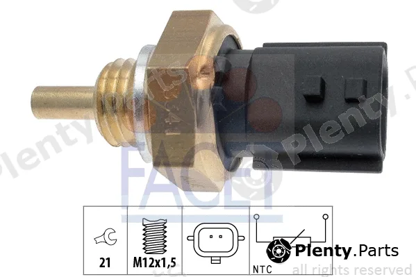 Facet 7.3341 — Sensor, coolant temperature Made in Italy - OE Equivalent