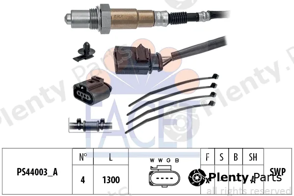 Facet 10.8245 — Lambda Sensor Made in Italy - OE Equivalent