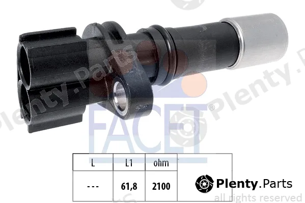Facet 9.0633 — Sensor, crankshaft pulse Made in Italy - OE Equivalent