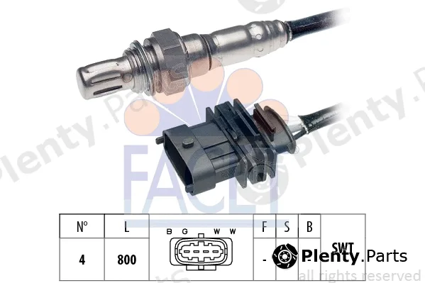Facet 10.7339 — Lambda Sensor Made in Italy - OE Equivalent