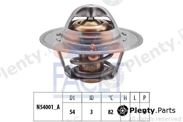 Facet 7.8233S — Thermostat, coolant Made in Italy - OE Equivalent