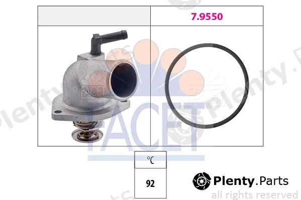 Facet 7.8174 — Thermostat, coolant Made in Italy - OE Equivalent