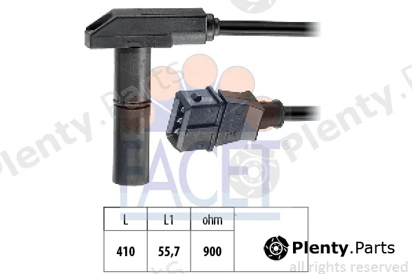 Facet 9.0212 — Sensor, crankshaft pulse Made in Italy - OE Equivalent