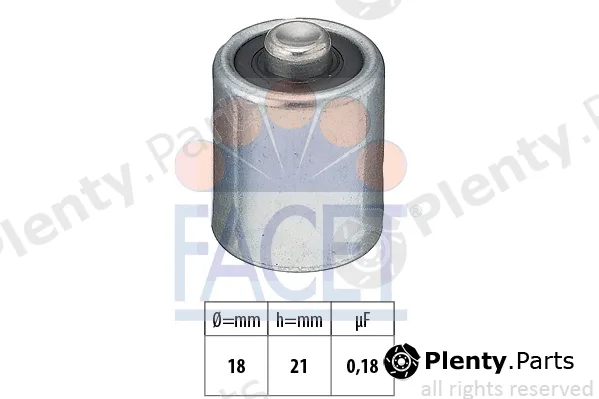 Facet 0.0130 — Capacitor, ignition system Made in Italy - OE Equivalent