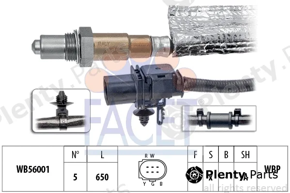 Facet 10.8419 — Lambda Sensor Made in Italy - OE Equivalent