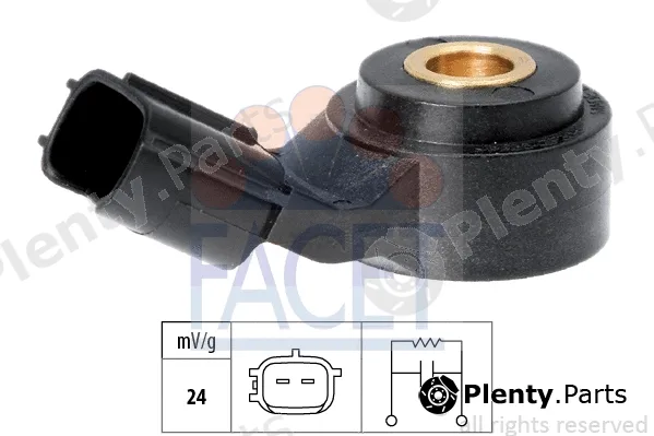 Facet 9.3018 — Knock Sensor Made in Italy - OE Equivalent