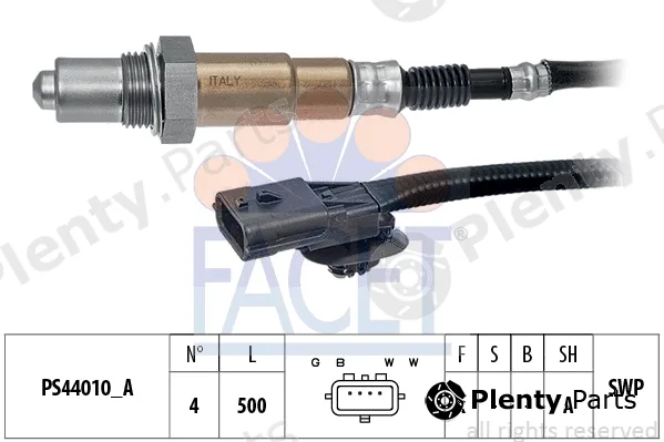 Facet 10.8308 — Lambda Sensor Made in Italy - OE Equivalent